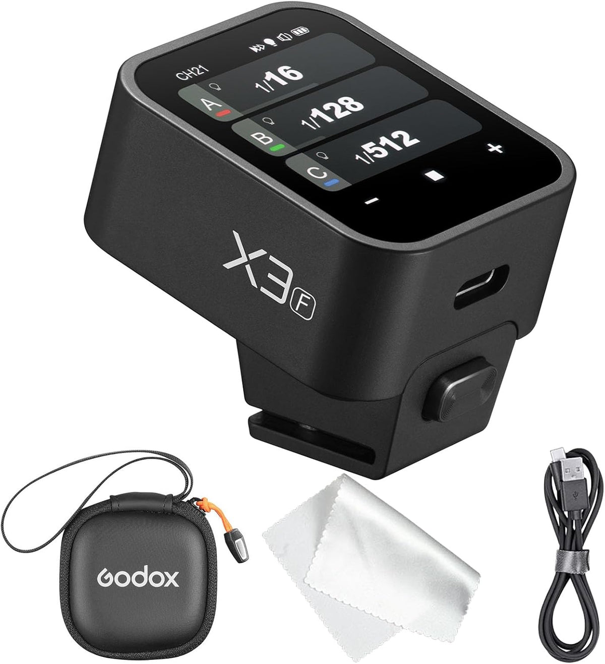 Godox X3S X3 S X3-S TTL Wireless Flash Trigger for Sony Camera, OLED Touchscreen Flash Transmitter,Built-in Lithium Battery Support Quick Charge(Godox Xpro-S/XProII-S Upgrade Version) - PuriLite