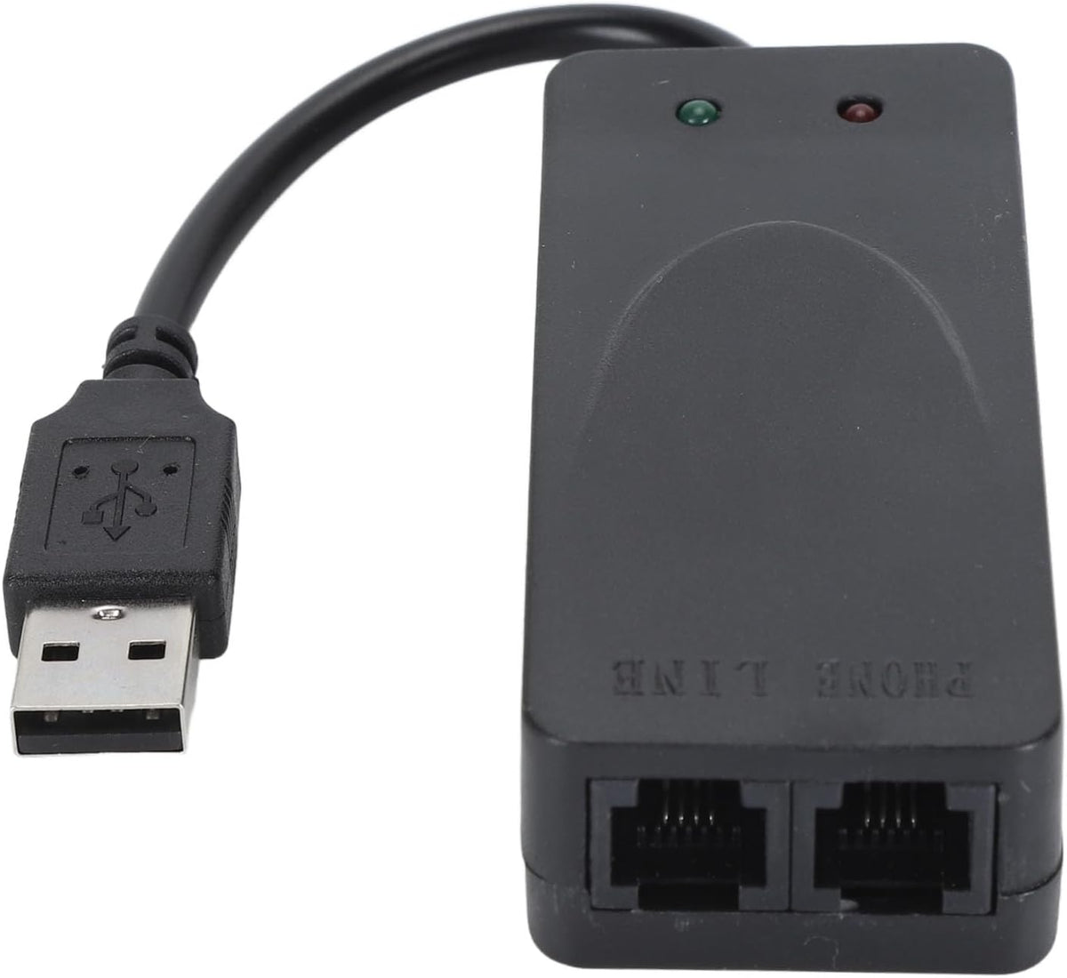 USB 56K External Dial Up Fax Data Modem with RJ11 Cable for 98/2000/xp Vista, for 11/10/8/7, 32/64bit, for Linux Operating System - PuriLite