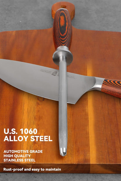 TUO Boning Knife - Razor Sharp Fillet Knife - High Carbon German Stainless Steel Kitchen Cutlery - Pakkawood Handle - Luxurious Gift Box Included - 7 inch - Fiery Phoenix Series - PuriLite
