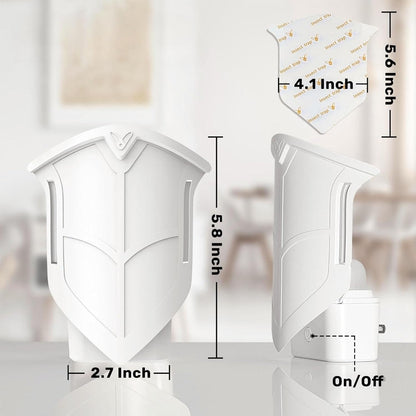 Flying Insect Trap, Fly Trap Captures Houseflies, Fruit Flies, and Gnats (White 2 Device + 8 Refills) - PuriLite