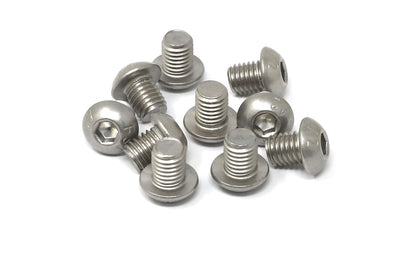 iexcell 50 Pcs M6 x 20mm Thread Pitch 1 mm Stainless Steel 304 Hex Socket Button Head Cap Screws Bolts Kit - PuriLite