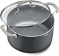 10 Quart Pot with Lid, BEZIA Ceramic Nonstick Stock Pot with Lid, Induction Ready, Large Cooking Pot with Silicone Handle, Compatible with All Cooktops, Dishwasher Safe