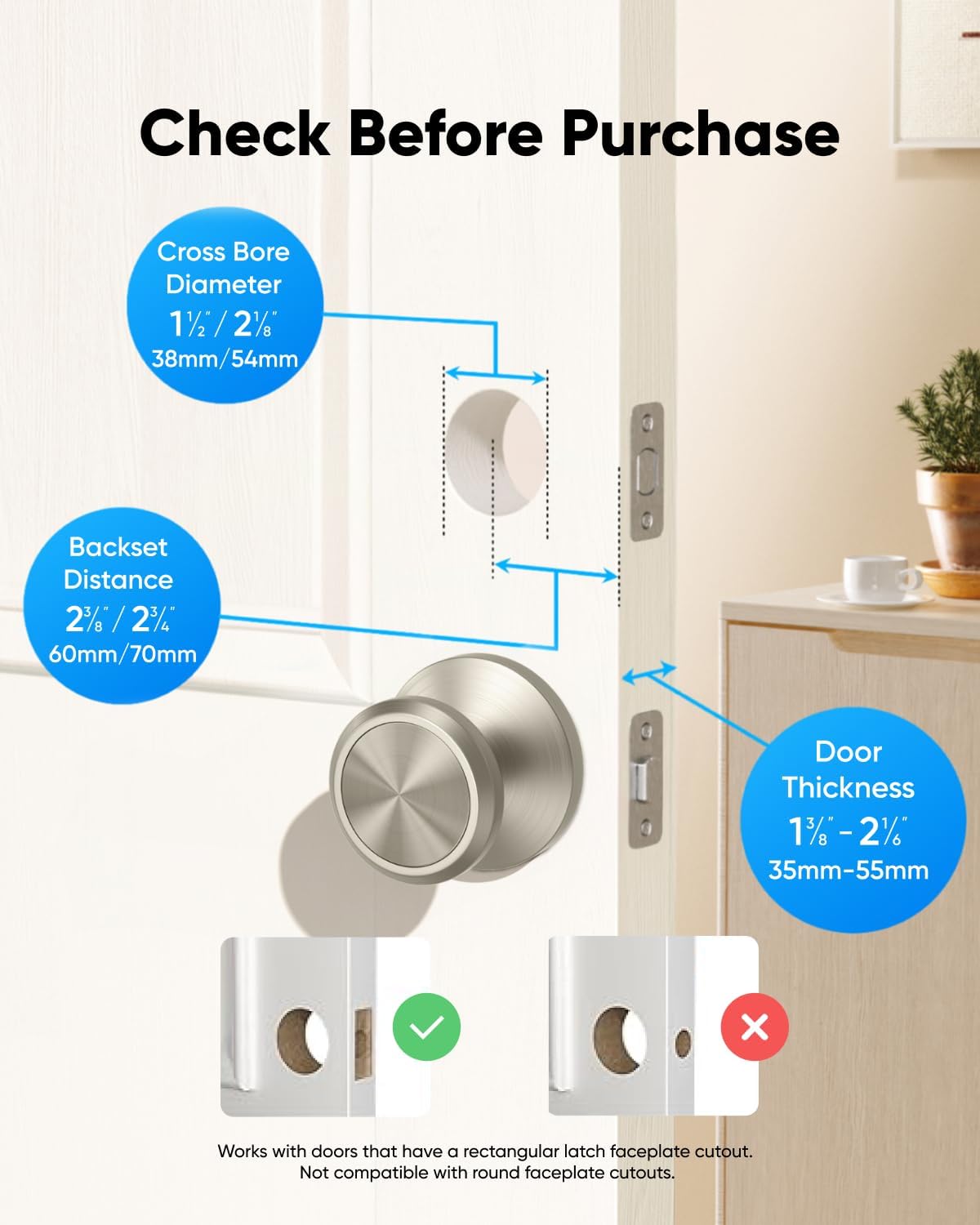 eufy Smart Lock C30, Keyless Entry Door Lock, Built-in WiFi Deadbolt, Smart Lock for Front Door, No Bridge Required, Easy Installation, App Remote Control, Auto Lock, Black - PuriLite