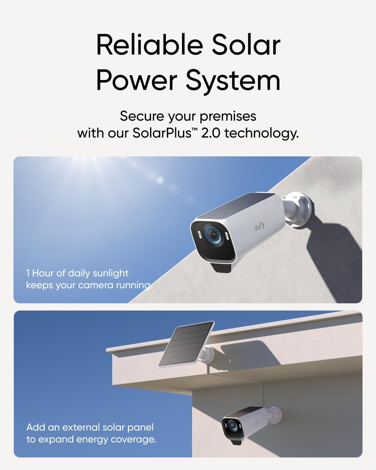 eufy Security eufyCam S3 Pro 3-Cam Kit, Solar Camera Outdoor Wireless, MaxColor Night Vision, 4K Security Camera with Solar Panel, Face Recognition AI, Expandable Local Storage, No Monthly Fee - PuriLite