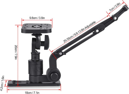 HUNYA Kayak Fish Finder Mounting Plate Kayak Boat Transducer Mounting Arm Fish Finder Mount Base Adapter - PuriLite