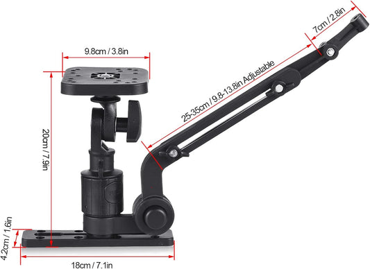 XINZY Kayak Fish Finder Mounting Plate Kayak Boat Transducer Mounting Arm Fish Finder Mount Base Adapter - PuriLite