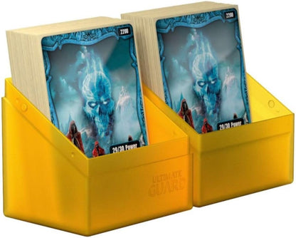 Ultimate Guard Boulder 100+ Classic, Deck Case for 100 Double-Sleeved TCG Cards, Onyx, Secure & Durable Storage for Trading Card Games, Soft-Touch Finish - PuriLite