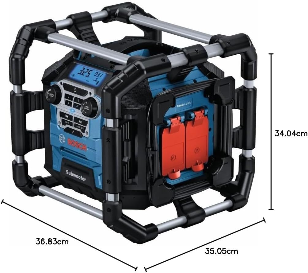Bosch GPB18V-2CN 18V Compact Jobsite Radio with Bluetooth® 5.0 - PuriLite