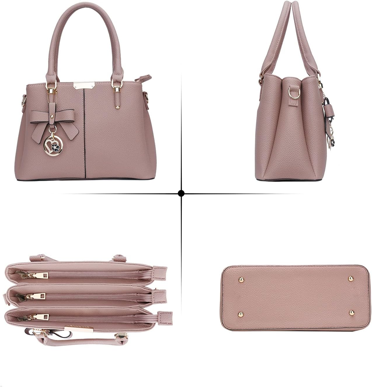 KKXIU Trendy Tote Bag for Women Lightweight Oxford Big Capacity Shoulder Purses and Handbags - PuriLite