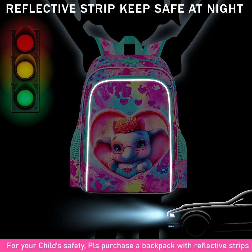 3pcs Backpack for Boys and Girls, 16” Kids Kindergarten Bookbag with Lunch Box, Cute Elementary Backpacks for Boy Girl - PuriLite