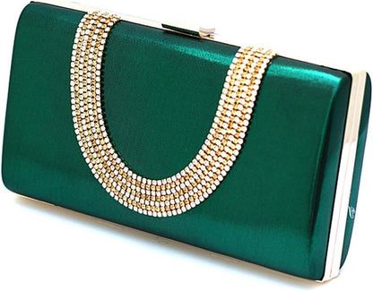 Ankoee Ladies Envelope Clutch Bag Evening Bag Bridal Wedding Bag Handbag Prom Clutches Handbag - PuriLite