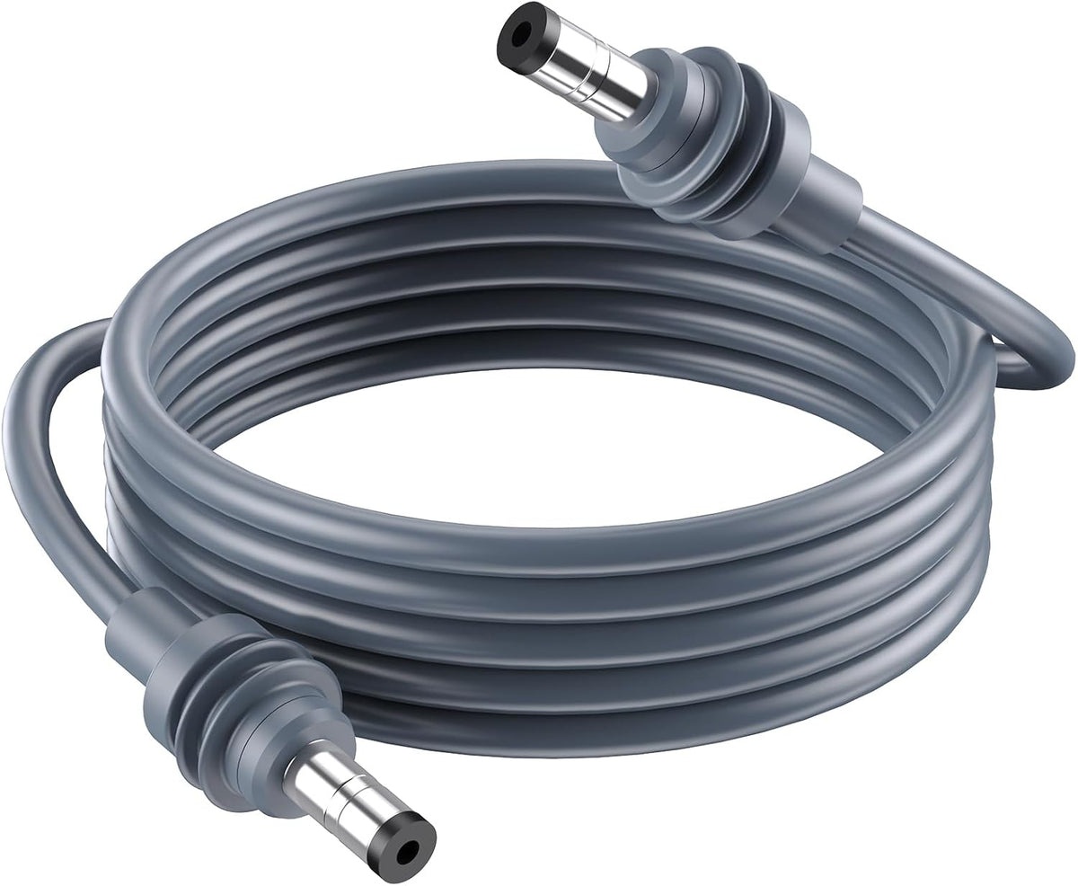 Starlink Mini Power Cable - 16.4 FT/5M Replacement Waterproof Outdoor DC Charging Cord for Mini DC Power - Gray - PuriLite