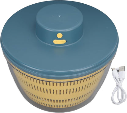 Vegetable Washing Machine Kneading Bowl, Multifunctional Spinner Dryer Vegetable Dryer Salad Mixer Salad Spinner Lettuce Dryer for Home Kitchen (Gray) - PuriLite