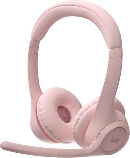 Logitech Zone 301 Wireless Bluetooth Headset with Noise-Canceling Microphone, Compatible with Windows, Mac, Chrome, Linux, iOS, iPadOS, Android – Graphite - PuriLite