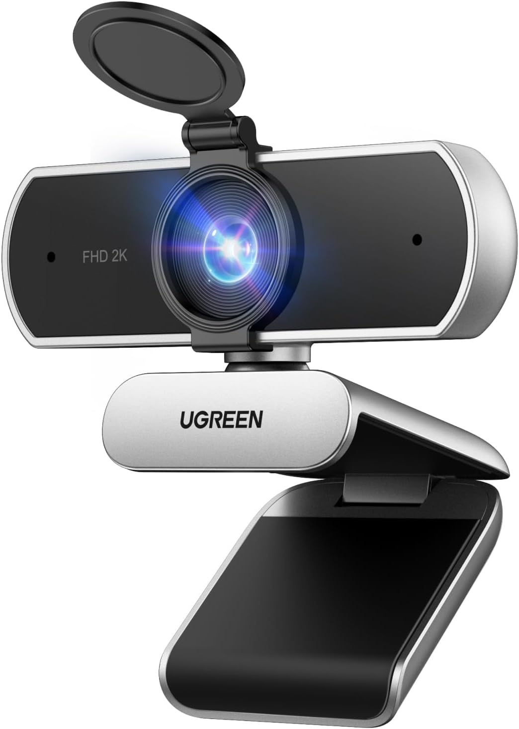 UGREEN 2K Webcam, Webcam for PC Ultra HD 1440P Computer Camera with Microphone, PC Camera with Privacy Cover, USB-A Web Camera for Streaming, Conferencing, Video Calling, Zoom, Skype, Teams, Facetime - PuriLite
