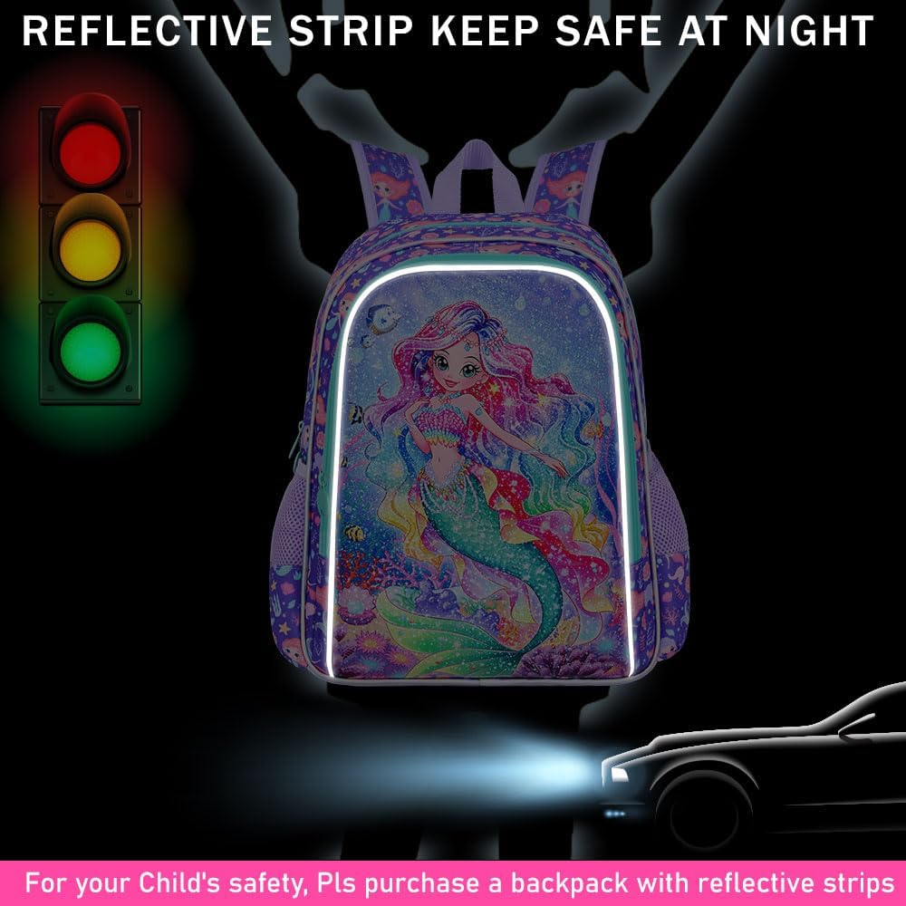 3pcs Backpack for Boys and Girls, 16” Kids Kindergarten Bookbag with Lunch Box, Cute Elementary Backpacks for Boy Girl - PuriLite