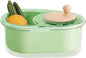 Fruit Spinner - Rotating Portable Veggie Spinner | Salad Cleaner, Kitchen Strainer Drainer Basket, Food Wash Bowl, Manual Lettuce Washer - PuriLite
