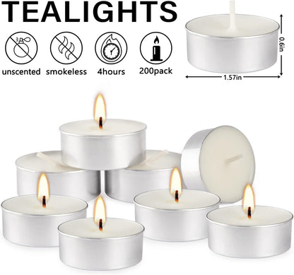 Purilite Select White Tea Scented Tealight Candles - PuriLite