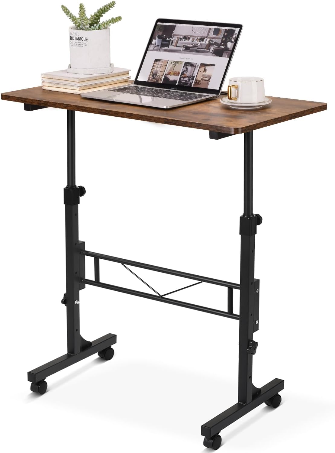 Purilite Select 32-Inch Adjustable Height Mobile Standing Desk - PuriLite