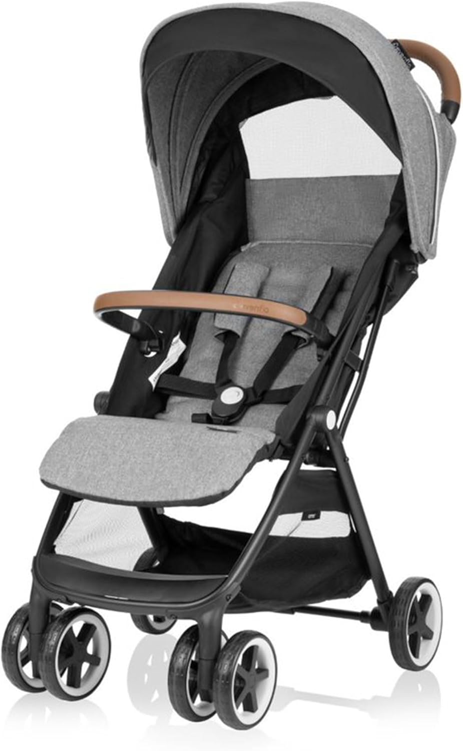Evenflo Gold Otto Self-Folding Lightweight Travel Stroller (Moonstone Gray) - PuriLite