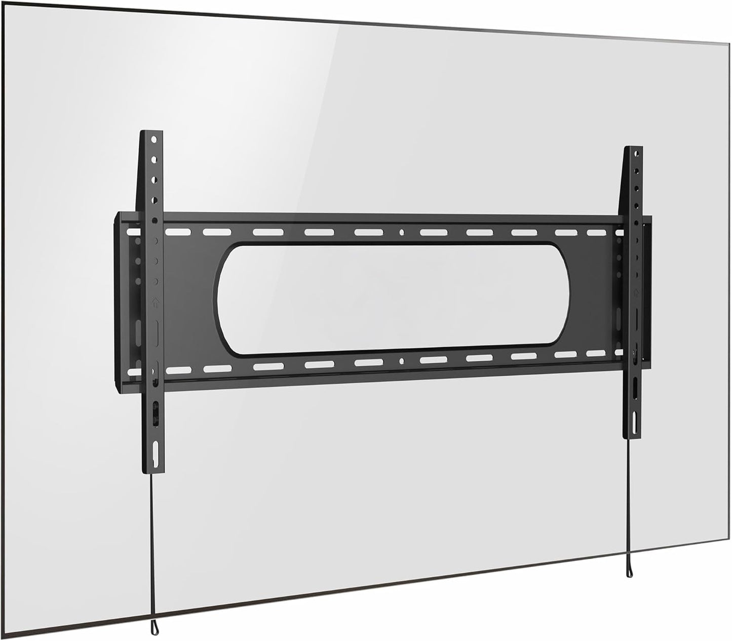 VIVO Extra Large Heavy Duty 43 to 100 inch LCD LED Curved and Flat Panel Screen, TV Wall Mount Bracket with Max 800x400mmmm VESA, Black, MOUNT-VW100F - PuriLite