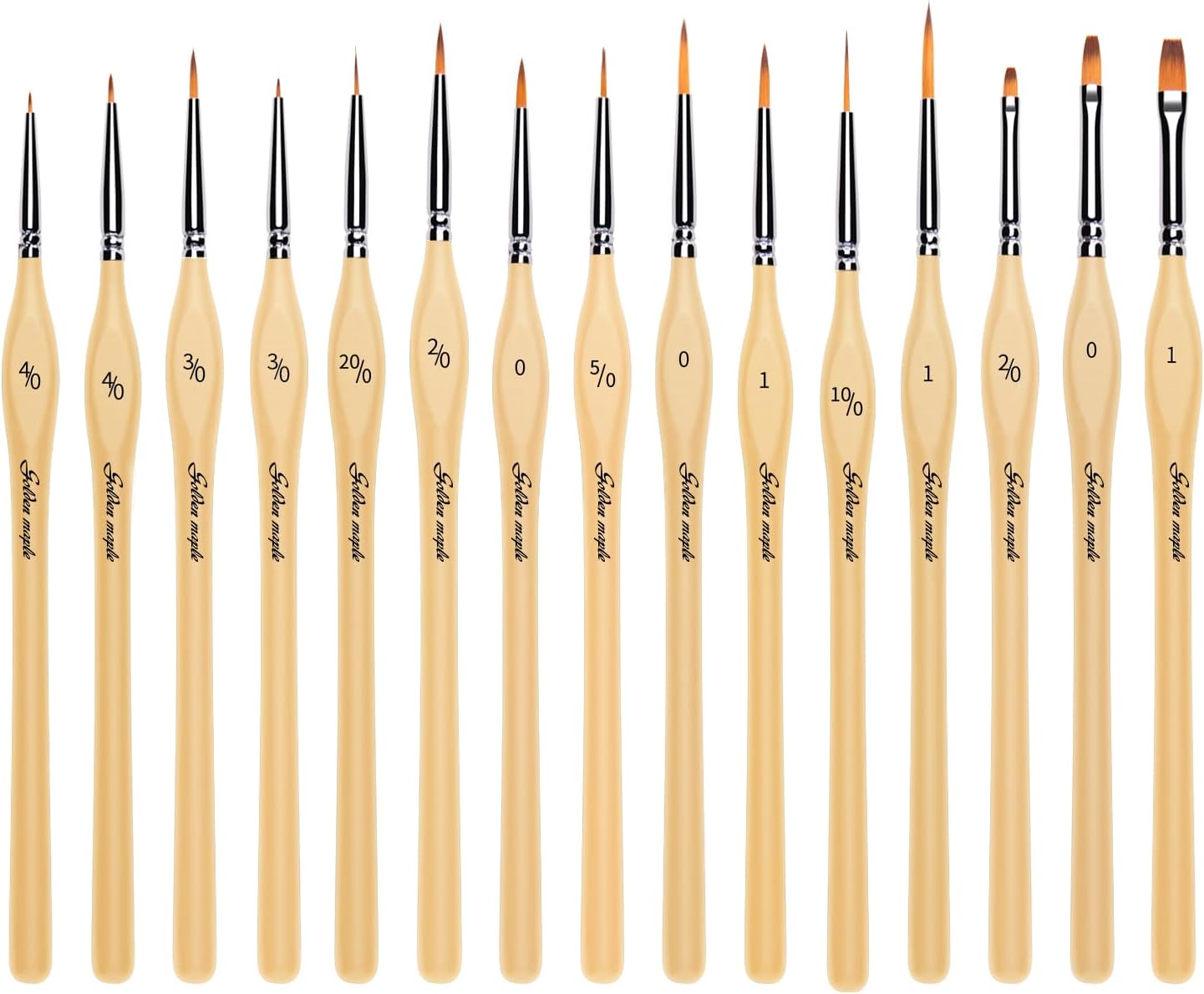 Detail Paint Brushes Set 10pcs Miniature Brushes for Fine Detailing & Art Painting - Acrylic, Watercolor,Oil,Models - PuriLite