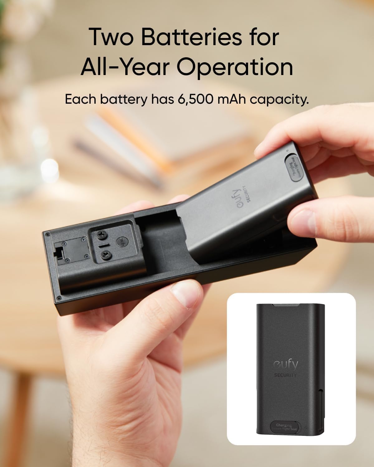 eufy Security Video Doorbell E340 (Battery Powered), Dual Cameras with Delivery Guard, 2K Full HD and Color Night Vision, HomeBase S380 Compatible, No Monthly Fee - PuriLite