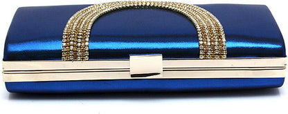 Ankoee Ladies Envelope Clutch Bag Evening Bag Bridal Wedding Bag Handbag Prom Clutches Handbag - PuriLite