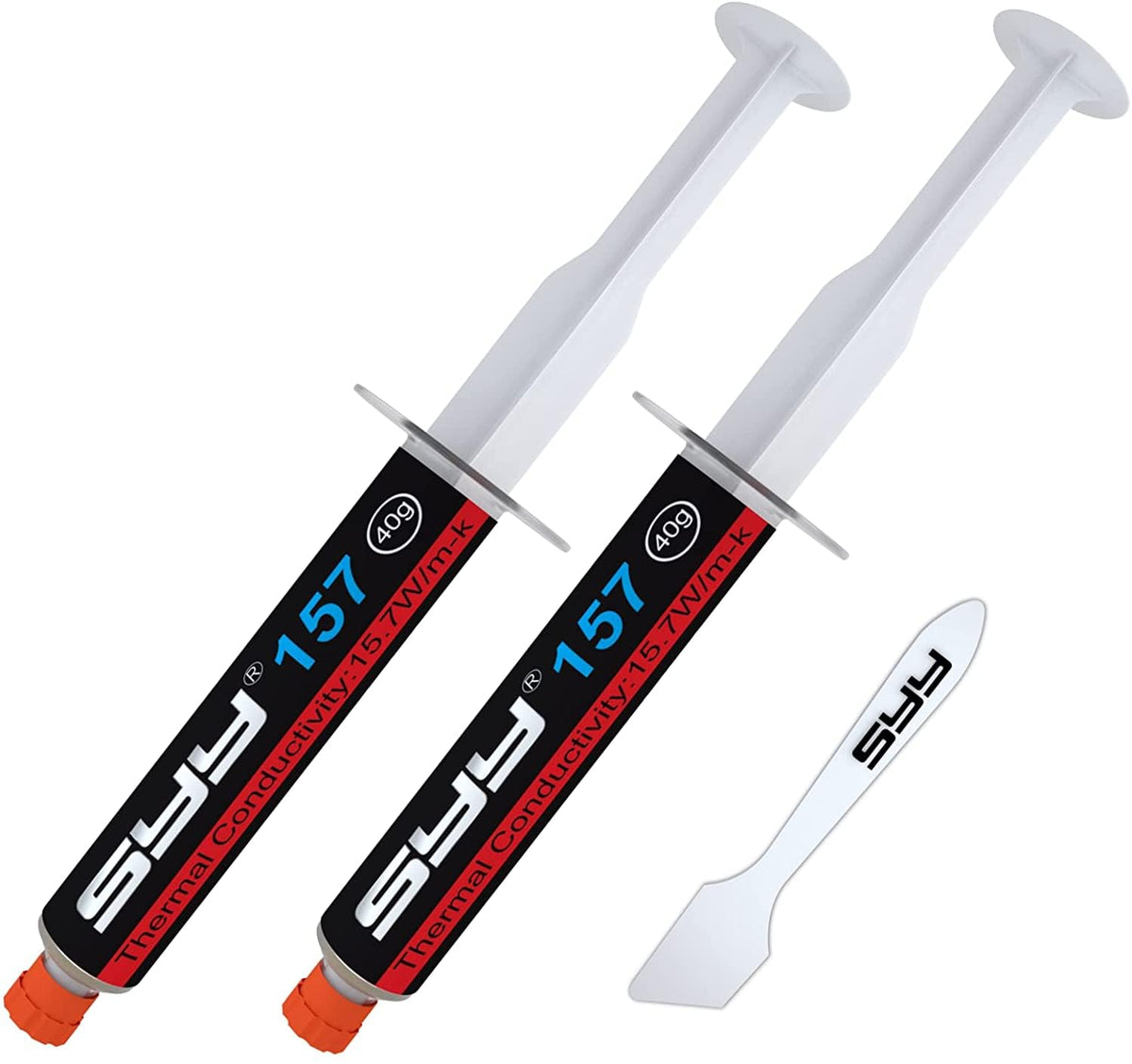 Thermal Paste, SYY 4G with Toolkit CPU Paste Thermal Compound Paste Heatsink for IC/Processor/CPU/All Coolers, Carbon Based High Performance, Thermal Interface Material - PuriLite