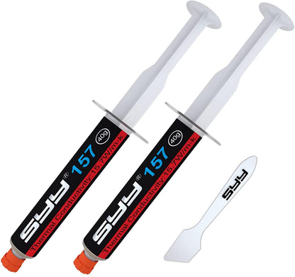Thermal Paste, SYY 4G with Toolkit CPU Paste Thermal Compound Paste Heatsink for IC/Processor/CPU/All Coolers, Carbon Based High Performance, Thermal Interface Material - PuriLite