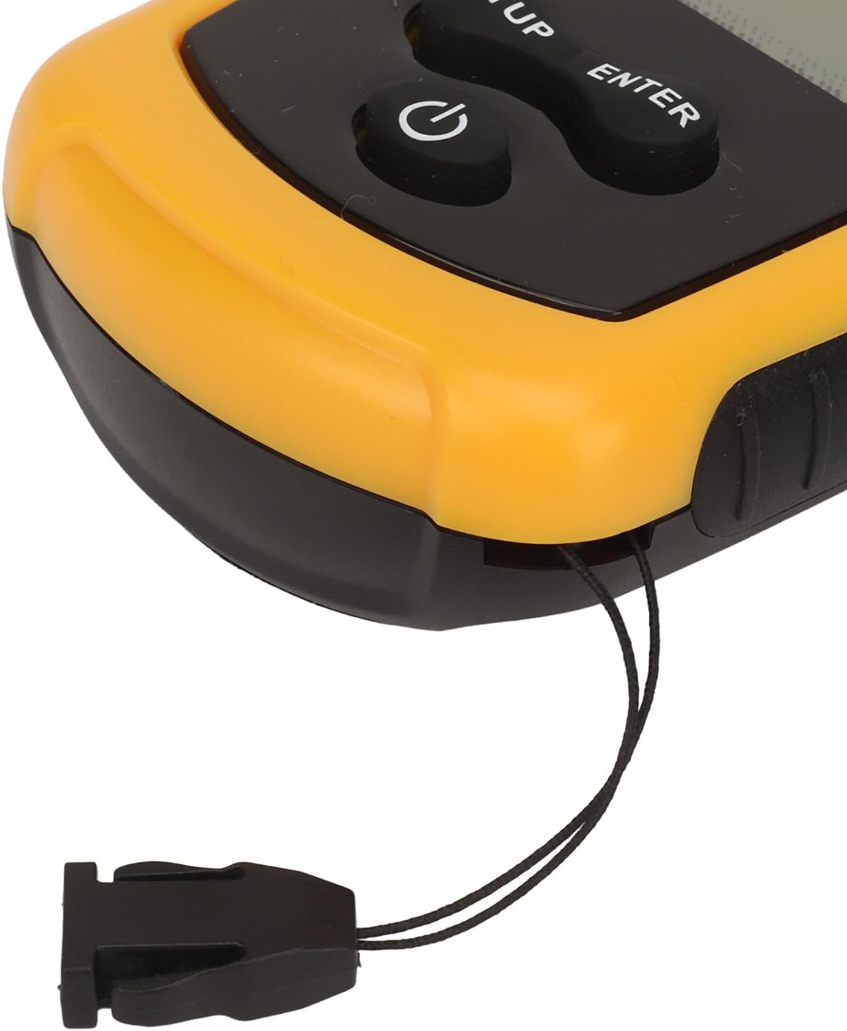 Portable Fish Depth Finder Sensitive Electronic Fishing Alarms Indicator LCD Display Handheld Fish Finder 200khz Sonar Frequency Castable Kayak Boat Fishfinder - PuriLite