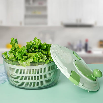 Salad Spinners Lettuces Dryer with Drain Lettuces Spinners for Vegetable Multi-Functional Kitchen Helper Fruit Washing - PuriLite