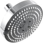 OFFO Shower Head, High Pressure Shower Head with 6 Mode, Fixed Showerheads for Strong Water Flow & Relaxing Shower Experience, Chrome - PuriLite