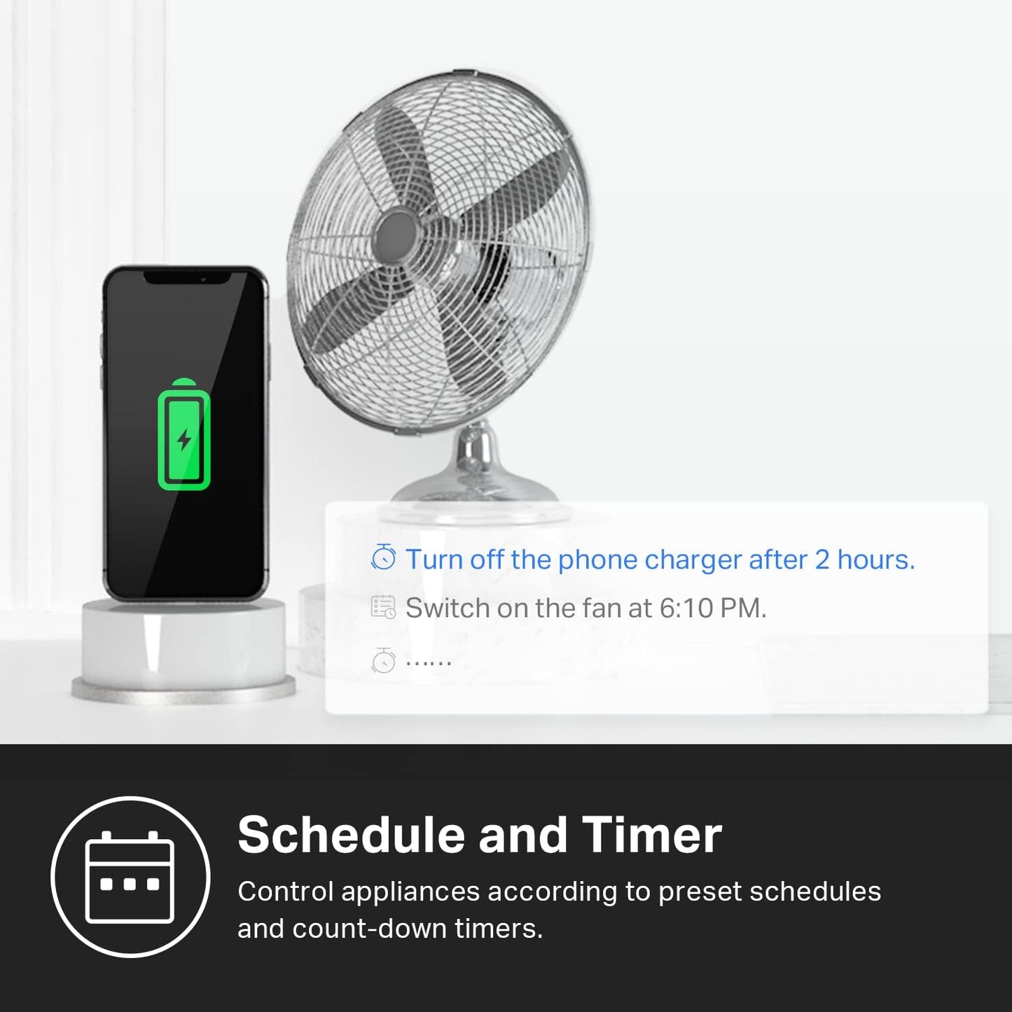 Kasa Smart Plug Mini by TP-Link (HS103P2) - Smart Home WiFi Outlet Works with Alexa, Echo and Google Home, No Hub Required, Remote Control, 2.4GHz WiFi Required, 15 Amp, UL Certified, 2-Pack, White - PuriLite
