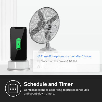Kasa Smart Plug Mini by TP-Link (HS103P2) - Smart Home WiFi Outlet Works with Alexa, Echo and Google Home, No Hub Required, Remote Control, 2.4GHz WiFi Required, 15 Amp, UL Certified, 2-Pack, White - PuriLite