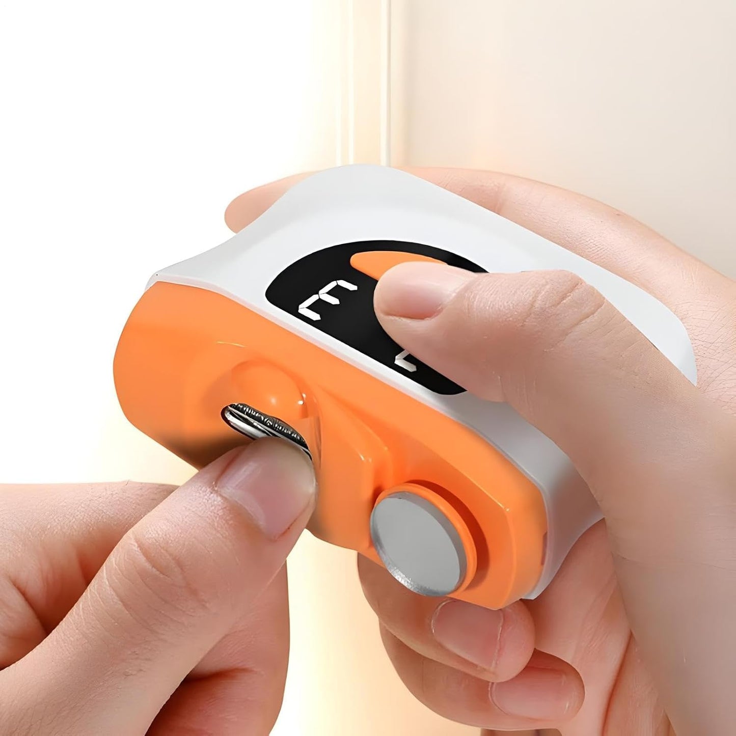 Electric Toenail Clippers  Automatic Fingernail Cutter – 3 Gears with LED Light & Scrap Storage - PuriLite