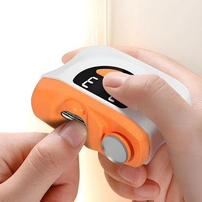 Electric Toenail Clippers  Automatic Fingernail Cutter – 3 Gears with LED Light & Scrap Storage - PuriLite
