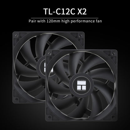 Thermalright Peerless Assassin 120 SE Black CPU Cooler, 6 Heat Pipes AGHP Technology, Dual 120mm PWM Fans, 1550RPM Speed, for AM4/AM5 and Intel LGA 1700/1851/115X/1200,Computer CPU Cooling - PuriLite