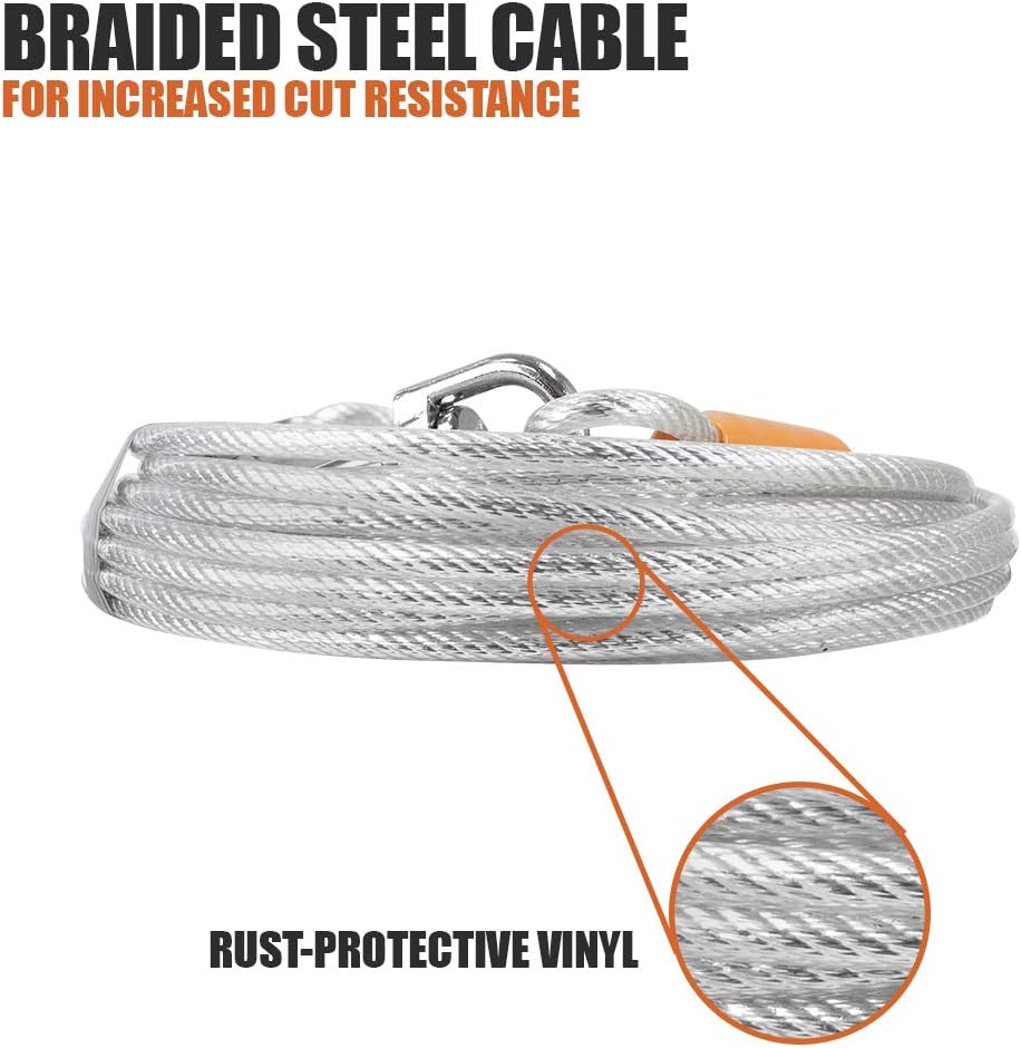 BV Pet Small Tie Out Cable for Dog up to 35 Pound, 25-Feet - PuriLite
