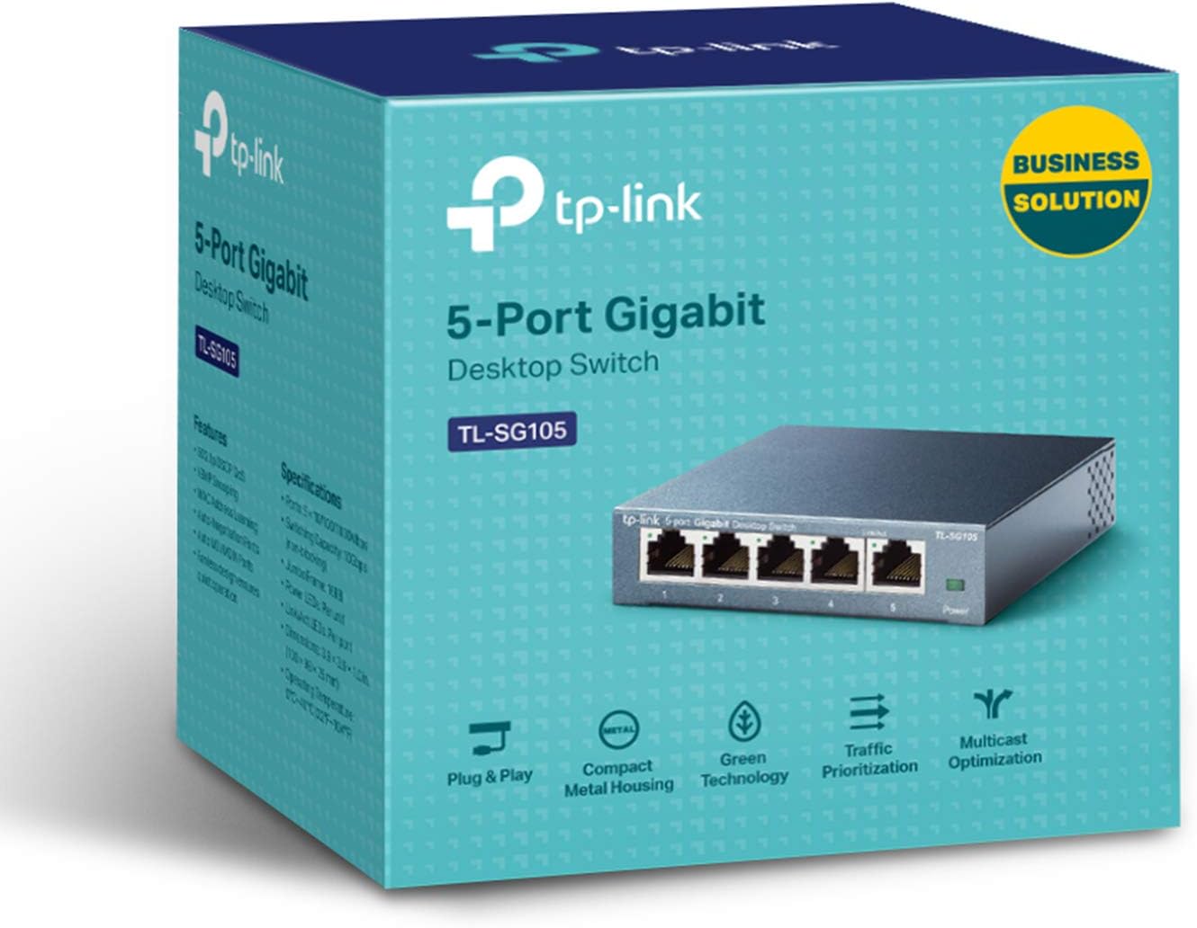 TP-Link TL-SX1008 | 8 Port 10G/Multi-Gig Unmanaged Ethernet Switch | Desktop/Rackmount | Plug & Play | Sturdy Metal Casing | Limited Lifetime Protection | Speed Auto-Negotiation - PuriLite