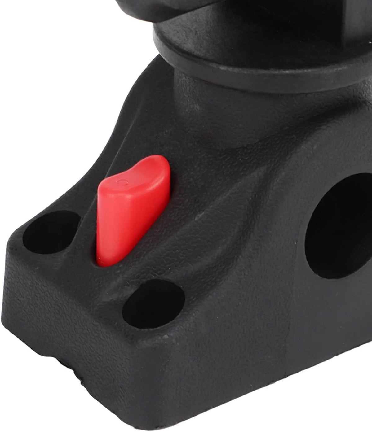 Fish Finder Mount Base, 360 Degree Rotating Removable Boat Fish Finder Electronics Mount Nylon and Stainless Steel Multi Pattern and Perforated Top Panel Design Provides Experience - PuriLite