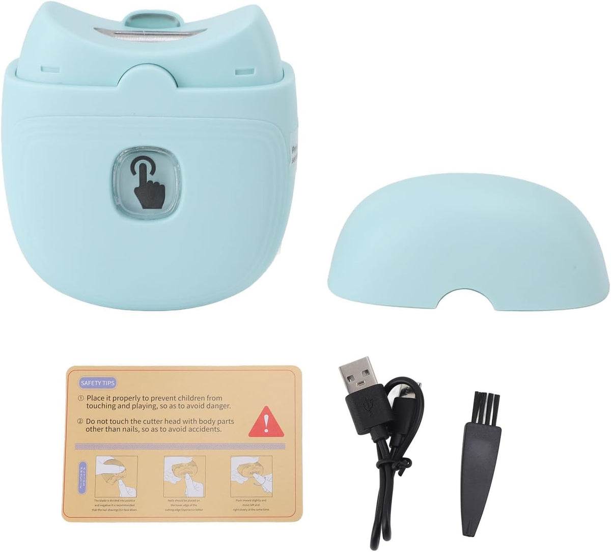 Automatic Fast Trimming Electric Nail Clipper with Safety Alloy Cutter for Elderly, Children - Easy Operation, Premium Alloy, Safety Design - PuriLite