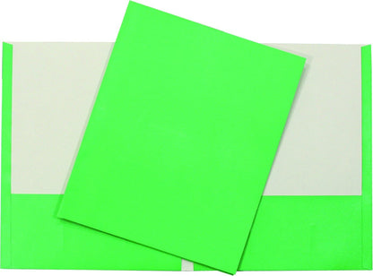 Hilroy Twin Pocket Portfolios, 9.5" x 11.75", 4-Pack, Assorted Colours (06042) - PuriLite