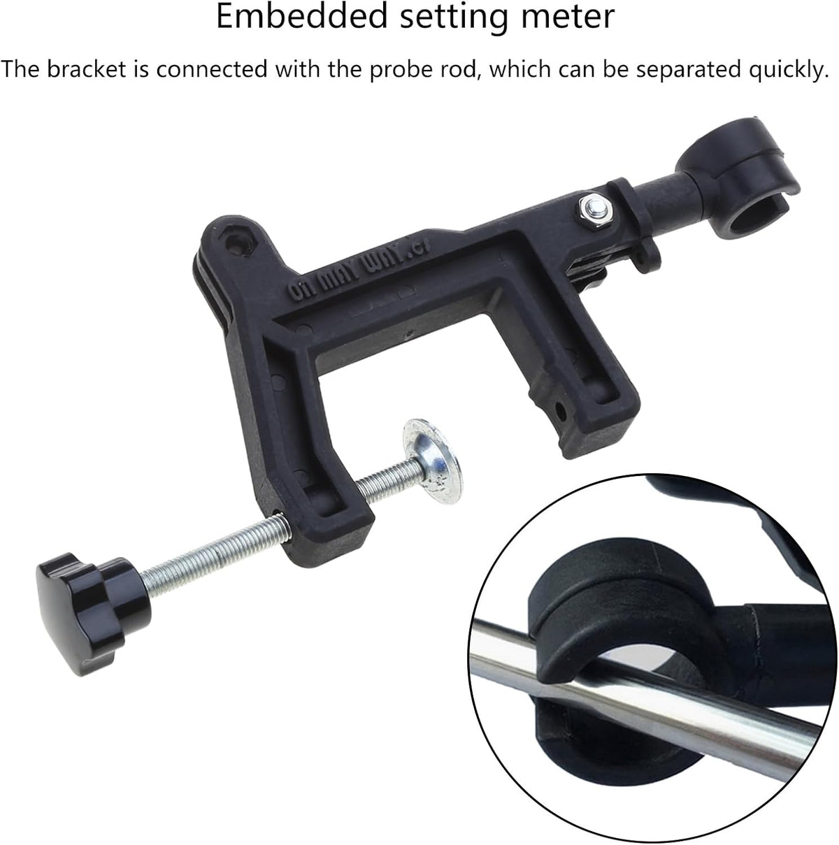 Adjustable Transducer Bracket Fishing Finder Mount Fishfinder Rack Stand Telescopic Fitting Hardware - PuriLite