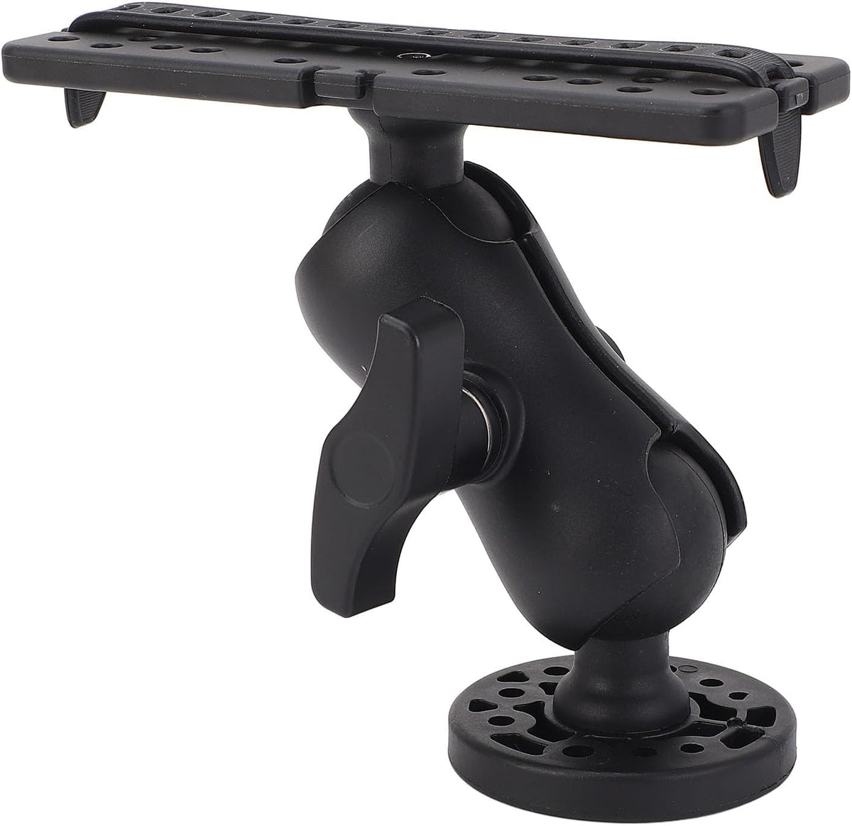 ZAWELIYO Fish Finder Mount Holder Rack 360 Degree Rotatable Height Adjustable Shock for Kayaks Canoes Accessories - PuriLite