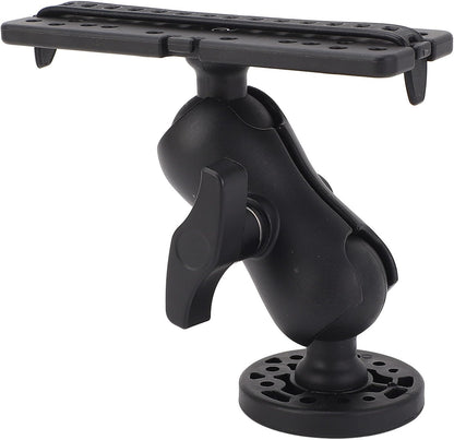 ZAWELIYO Fish Finder Mount Holder Rack 360 Degree Rotatable Height Adjustable Shock for Kayaks Canoes Accessories - PuriLite