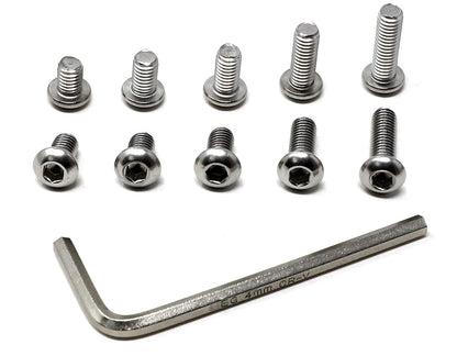 iexcell 50 Pcs M6 x 20mm Thread Pitch 1 mm Stainless Steel 304 Hex Socket Button Head Cap Screws Bolts Kit - PuriLite