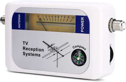 Mini Finder Digital TV Strength Meter Detector Receiver with Backlight. Elegant Exterior, Excellent Sensitivity for Remote Satellite Antennas - PuriLite
