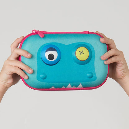 ZIPIT Beast Pencil Box for Kids | Pencil Case for School | Organizer Pencil Bag | Large Capacity Pencil Pouch (Red) - PuriLite