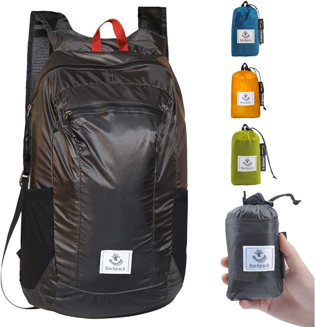 4Monster Hiking Daypack,Water Resistant Lightweight Packable Backpack for Travel Camping Outdoor - PuriLite